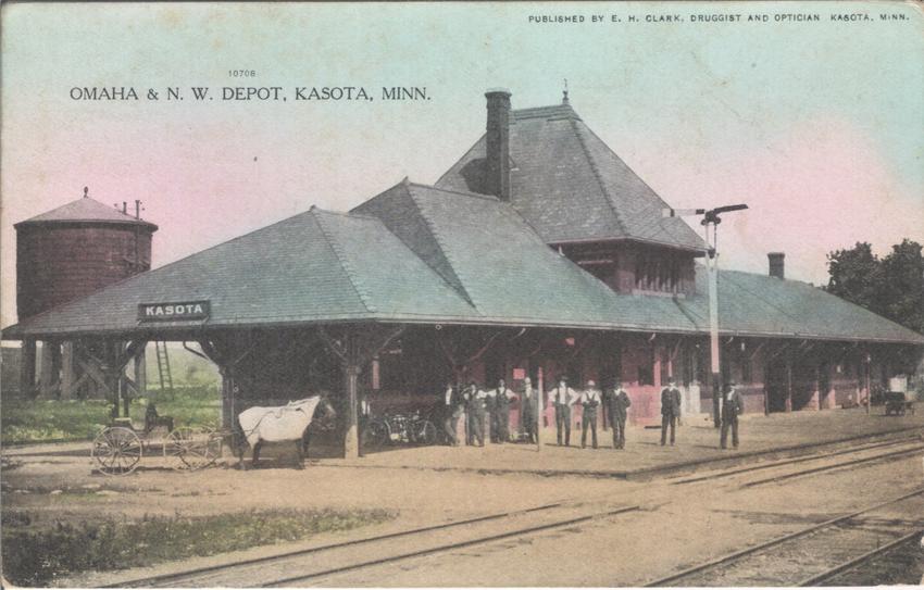 Kasota Train Station near Babcock & Willcox Quarry 