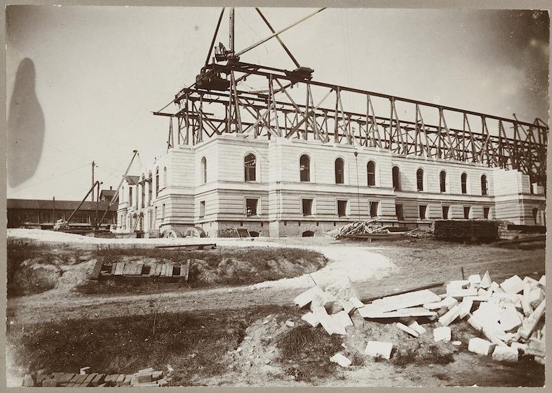 State Capitol during construction