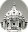 Minnesota Capitol, black and white image