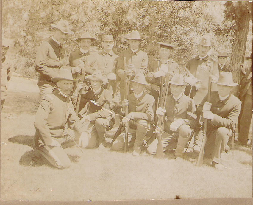Charles S. Grant in Spanish-American War troupe