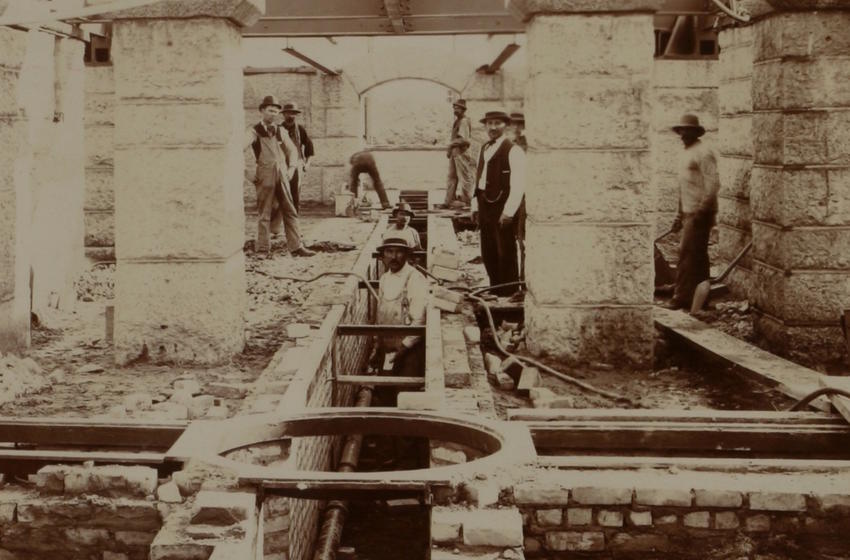 Concreting sub-basement, 1897-9-24