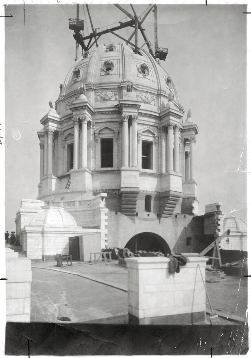 Dome construction, near completion