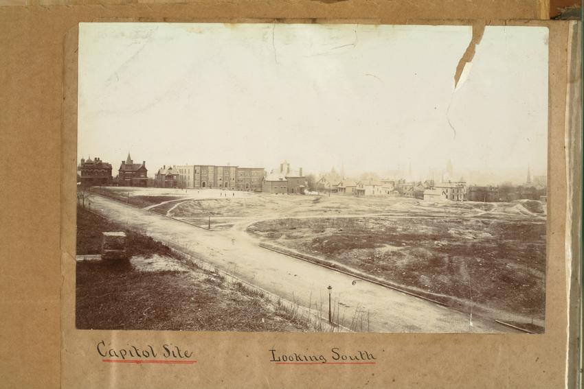 Minnesota State Capitol, Construction Site before Construction, ca.1896