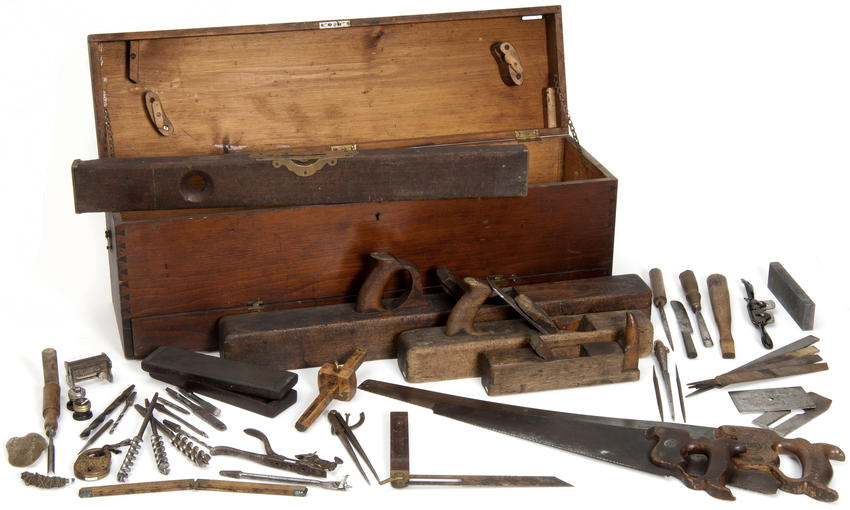 William Knudsen s carpenter tool box Who Built Our Capitol 