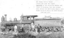 The Amicalola Quarry Train that moved the marble for the Capitol on the first leg of it's journey to Saint Paul