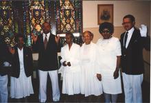 St. James AME Church Usher Board w Ora Lee Anderson, ca 1988